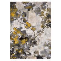 Žluto-šedý koberec Universal Bukit Mustard, 160 x 230 cm