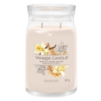 YANKEE CANDLE Signature sklo 2 knoty Vanilla Creme Brulée 567 g