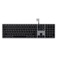 Satechi Slim W3 USB-C BACKLIT Wired Keyboard ST-UCSW3M Vesmírně šedá