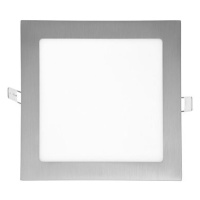 EMOS LED podhledové svítidlo NEXXO stříbrné, 17,5 x 17,5 cm, 12,5 W, teplá/neutrální bílá