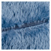 Povlak na polštářek s dlouhým vlasem FAROE modrý, 40 x 40 cm