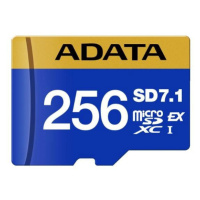 ADATA MicroSDXC karta 256GB Premier Extreme SD7.1, U3, C10, V30 (R:800/W:700 MB/s)