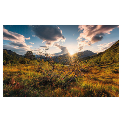 Komar Vliesová fototapeta Norwegische Herbstwelten 450 x 280 cm