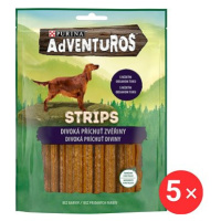 Adventuros strips zvěřina 5 × 90 g