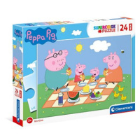 Clementoni Puzzle Prasátko Peppa MAXI 24 dílků