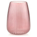 Světle růžová skleněná váza (výška 24 cm) Sevilla – AmeliaHome