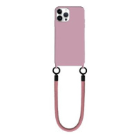 TopQ Minimalist Wrist Strap iPhone 14 Pro pudrový 126746