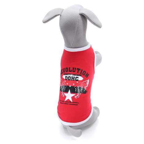 Vsepropejska Perla tričko s nápisy pro psa Barva: Červená, Délka zad (cm): 33, Obvod hrudníku: 4