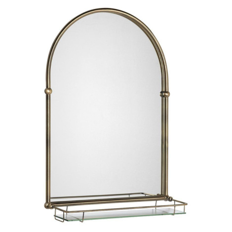 SAPHO TIGA zrcadlo s policí 48x67cm, bronz HZ206