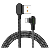 Kabel USB-Lightning, Mcdodo CA-4673, úhlový, 1,8 m (černý)