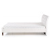 HALMAR Čalouněná postel Samara dvoulůžko bílá