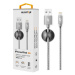 Datový kabel ALIGATOR PREMIUM 2A, Lightning, Grey