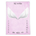 ELIS DESIGN Milníková deka na focení miminek Andělská křídla růžová varianta: se jménem miminka