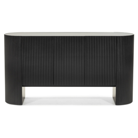 Hector Designová komoda Sansita 160 cm mramor/černá