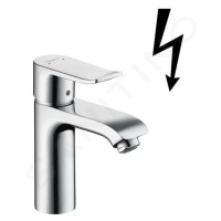 Hansgrohe 31074000 - Páková umyvadlová baterie 110 s odtokovou soupravou s táhlem pro beztlakové