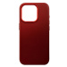 FIXED MagLeather kožený kryt s MagSafe Apple iPhone 15 Pro červený