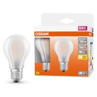 2PAK LED žárovka LED E27 A60 7W = 60W 806lm 2700K Teplá 300° Filament OSRAM STAR