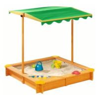 ABC KidLand Pískoviště se stříškou 118x118x118 cm 435243 zelená