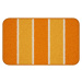 LineaDue WAYMORE - Koupelnová předložka oranžová Rozměr: 40x50 cm+50x80 cm
