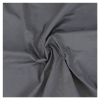 Kvalitex Luxusní bavlněné JERSEY prostěradlo s lycrou 90x200 cm - tmavě šedá
