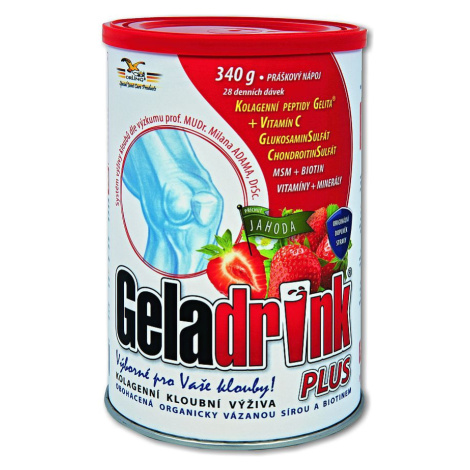 Geladrink Plus jahoda nápoj 340 g
