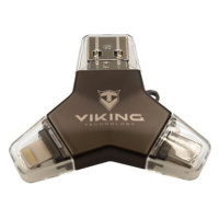 Viking USB Flash disk 3.0 4v1 32GB černá