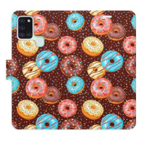 iSaprio flip pouzdro Donuts Pattern pro Samsung Galaxy A21s