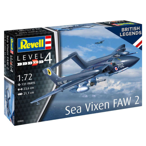 Plastic modelky letadlo 03866 - Sea Vixen FAW 2 "70th Anniversary" (1:72) Revell
