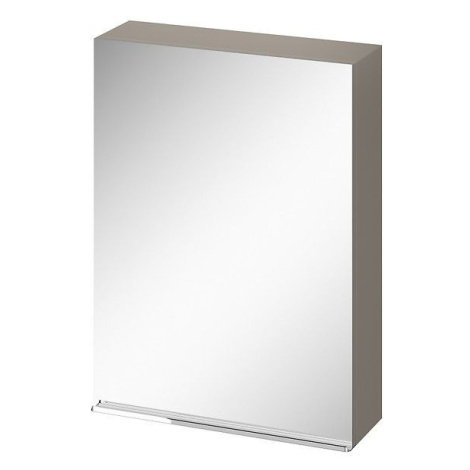 CERSANIT Zrcadlová skříňka VIRGO 60 šedý dub s chromovými úchyty S522-015
