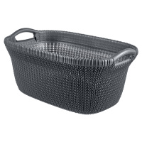 Curver Koš na prádlo Knit, 40 l (antracitová)