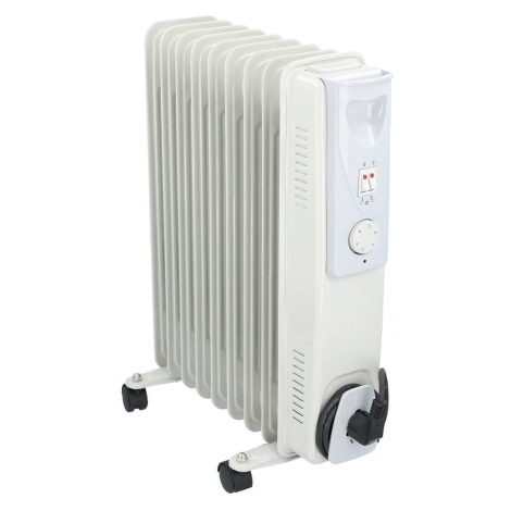 Olejový radiátor s termostatem Alpina YL-A07S09 / 9 žeber / 2000 W / bílá ALPINA Outdoor
