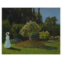 Obrazová reprodukce Jeanne Marie Lecadre in the Garden (1866), Claude Monet, 40 × 30 cm