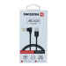 Datový kabel SWISSTEN ARCADE magnetic USB / microUSB 1,2m black