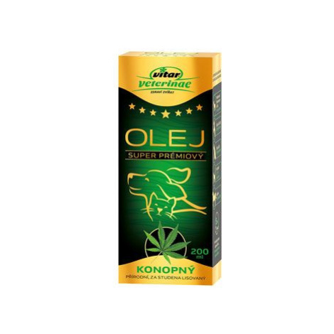 Vitar Veterinae konopný olej 200ml