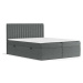 Tmavě šedá boxspring postel s úložným prostorem 140x200 cm Spencer – Maison de Rêve