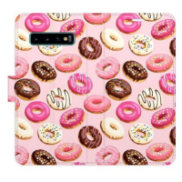 iSaprio flip pouzdro Donuts Pattern 03 pro Samsung Galaxy S10