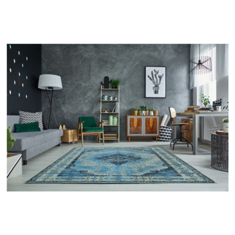 Estila Luxusní vintage koberec Levante 240x160cm modrý