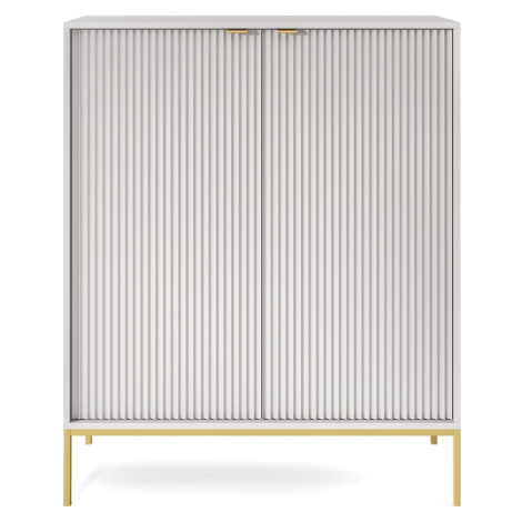 PSK Komoda NEMO K104, Šedá 104 cm Dekor nohou: Zlaté