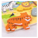 Bigjigs Toys Dřevěné hrubé vkládací puzzle - Safari
