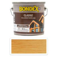 BONDEX Classic - matná tenkovrstvá syntetická lazura 2.5 l Oregonská pinie