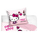 Carbotex Bavlněné povlečení 140x200 + 70x90 cm - Hello Kitty My Style