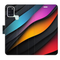 iSaprio Flip pouzdro Color Waves pro Samsung Galaxy A21s