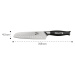 Zelite Infinity by Klarstein Comfort Pro, 7" nůž santoku, 56 HRC, nerezová ocel