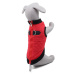Vsepropejska Quilt prošitá bunda pro psa na zip Barva: Červená, Délka zad (cm): 33, Obvod hrudní