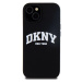 Zadní kryt DKNY Liquid Silicone Arch Logo MagSafe pro Apple iPhone 14, černá