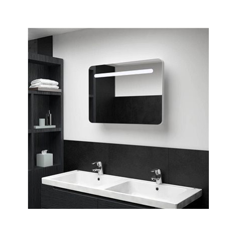 LED koupelnová zrcadlová skříňka 80 × 11 × 55 cm SHUMEE