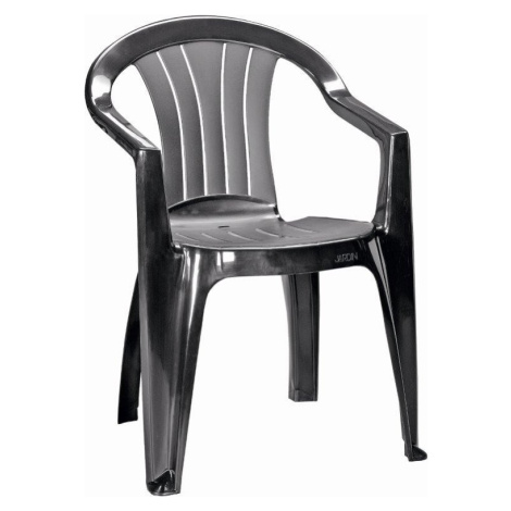 Keter Plastová židle Keter Sicilia grafitová KT-610210