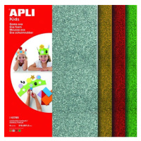APLI pěnovka se třpytkami 210 x 297 mm - mix 4 barev ( 4 ks )