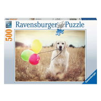 Ravensburger 16585 puzzle pes labrador s balónky 500 dílků
