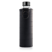 EQUA Mismatch Graphite 750 ml designová luxusní ekologická skleněná lahev na pití s obalem z umě